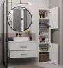 NEL 80 Badezimmer-Waschtischunterschrank, weiß, Produktbild-Vorschau 7