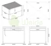 Weide Classic Pergola Aluminium 3x4m mit Lamellendach Produktbild-Vorschau 9