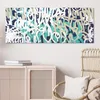 DEQORI Hybrid Leinwand Bild 125x50 cm 'Kalligrafie Chaos' Produktbild-Vorschau 4