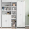 Highboard blanc 40x41x185 cm bois composite Voir les images du produit 2