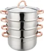 Parný Hrniec Klausberg 5 Prvkov. 24Cm Kb-7736 Rose Gold Náhľad obrázku produktu 2