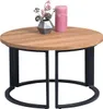 Couchtisch Satztisch 2er Set DAGO cm Nachbildung Eiche Produktbild-Vorschau 4