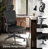 ergonomický tvar kancelářské židle tectake® Phoibe s Náhled obrázku produktu 8