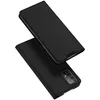 A black flip phone case is shown from a diagonal angle against a white background. Produktbild-Vorschau