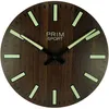PRIM Luminescent Sport II Wanduhr Holz lautlos Braun/Weiß Produktbild-Vorschau 1