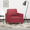 vidaXL Sessel Weinrot 60 cm Kunstleder Produktbild-Vorschau 2
