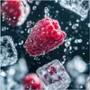 Küchenrückwand Spritzschutz Glas mit Motiv Himbeeren im Produktbild-Vorschau 3