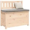 vidaXL Sitzbank 80x41x77 cm Massivholz Kiefer Produktbild-Vorschau 3