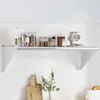 Mensola a Muro 100x45x31 cm Argento in Acciaio Inossidabile Anteprima dell’immagine prodotto 2