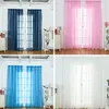Moderner glänzender Stern transparent Tüll Voile Vorhang Produktbild-Vorschau 3