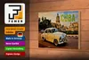 Holzschild Spruch 18x12cm Cuba Auto weisser Oldtimer Produktbild-Vorschau 3