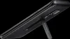 A black Samsung phone case with a kickstand is shown from a side angle against a black background. Produktbild-Vorschau