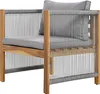 Merax 4-tlg. Gartenlounge-Set, Gartengarnitur aus Holz und Produktbild-Vorschau 4