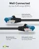Patch kabel CAT 6A, S/FTP (PiMF), černý Náhled obrázku produktu 4