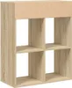 vidaXL Knihovna Sonoma dub 66x31x80 cm Materiál na bázi Náhled obrázku produktu 6