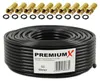 PremiumX 50 m PROFI Kabel koncentryczny czarny 135 dB Podgląd zdjęcia produktu 1