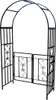 ALEOS. Eleganter XXL Rosenbogen Rankhilfe Pergola mit Tür Produktbild-Vorschau 1