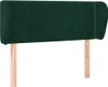 vidaXL Kopfteil mit Ohren Dunkelgrün 83x23x78/88 cm Samt Produktbild-Vorschau 1