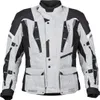 Germot InsideOut Motorrad Textiljacke, hellgrau/schwarz, Produktbild-Vorschau 2