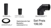 KAMINEINSATZ SIMPLE BOX 8 KW Ø 200 LINKS SCHWARZMIT Produktbild-Vorschau 6