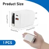 80W GaN Schnellladegerät Kompatibel,3-Port USB C Netzteil Produktbild-Vorschau 6