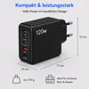 120W USB-C Schnellladegerät mit 1m USB-C Ladekabel (20W) – Produktbild-Vorschau 6