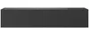 A product shot of a black TV stand with ribbed fronts. Náhľad obrázku produktu