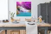MuchoWow® Poster Wasserfall - Bäume - Regenbogen - Lila Produktbild-Vorschau 3