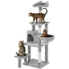 Yaheetech Katzenbaum Katzenkratzbaum 145 cm Stabiler Produktbild-Vorschau 2