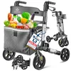 Składany rollator KESSER® z aluminium, z regulacją Podgląd zdjęcia produktu 1