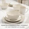 Moritz & Moritz SENSE beige Geschirrset 24 stk. Produktbild-Vorschau 4