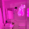 Lady Back Neon Schild Rosa Frau Neon Lichter Sexy mädels Produktbild-Vorschau 7
