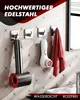 Handtuchhalter ohne Bohren, 5 Stück Handtuchhaken Edelstahl Produktbild-Vorschau 2