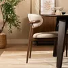 Bronx71 Esszimmerstuhl Lara Leinen taupe Produktbild-Vorschau 3