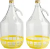 2 x 5L Glasballon (Gallone) mit Schutzkorb, Produktbild-Vorschau 1
