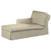 Dekoria Bezug für Ektorp Récamiere links, beige-golden, Produktbild-Vorschau 2