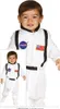 A child wearing an astronaut costume, with a smaller inset image of the same child. Produktbild-Vorschau