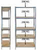Regał magazynowy 220x100x45 cm - 5 Półek Podgląd zdjęcia produktu 1