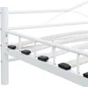 vidaXL Rama łóżka biała metalowa 120x200 cm Podgląd zdjęcia produktu 6