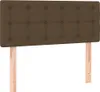 vidaXL Boxspringbett mit Matratze Dunkelbraun 90x200 cm Produktbild-Vorschau 13