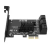 Rozšiřující karta PCIE na 6portový pevný disk SATA3.0 6G Náhled obrázku produktu 6