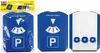 Tarcza parkingowa z 3 żetonami do wózków sklepowych Podgląd zdjęcia produktu 1