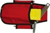 A red tool belt with various tools inserted. Produktbild-Vorschau