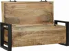 vidaXL Aufbewahrungs-Truhen Braun 80 x 30 x 30 cm Produktbild-Vorschau 1