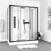 Dusche Komplett MARWELL Duschkabine Fertigdusche White Produktbild-Vorschau 1