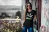 Damen T-Shirt Fahrrad Radfahrer Bike Umwelt A+++++ Energie Produktbild-Vorschau 4