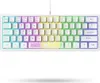 Lexonelec K61 60% White Gaming Keyboard Mini PC RGB Produktbild-Vorschau 1