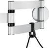 A silver and black adjustable arm mount, likely for a tablet or monitor, against a white background. Podgląd zdjęcia produktu