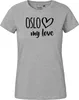 Huuraa Damen T-Shirt Oslo my love XS Sport Grey Bio Produktbild-Vorschau 2