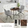 Table de salle à manger industrielle Ronde Ennis 80x76cm - Voir les images du produit 4